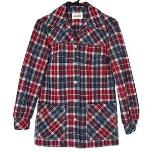 |VTG| STOCKTON Plaid Button Down Jacket